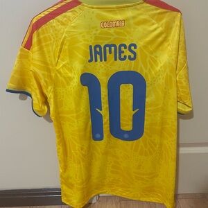 James Rodriguez Colombia 2026 Yellow and Blue Size L